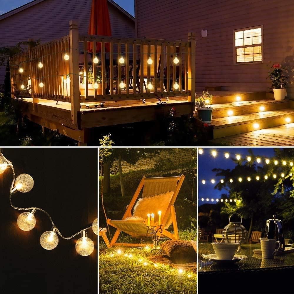 New 16 LED Crystal Balls String Light - ShopFlaree