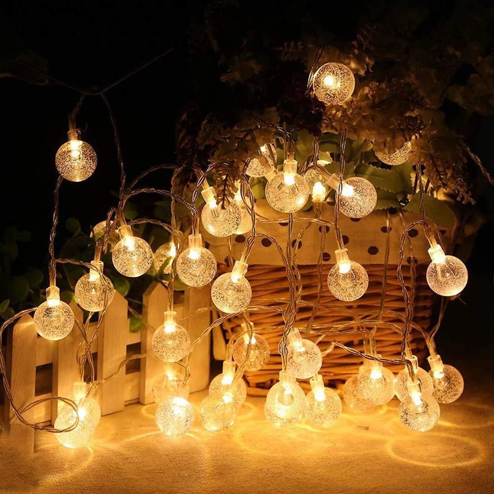 New 16 LED Crystal Balls String Light - ShopFlaree